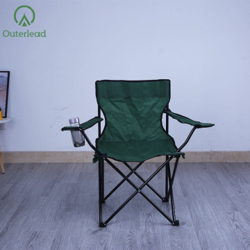 Popular Cheap Folding Portable Camping Chair with Armrests