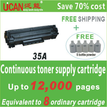 35A(CTSC) compatible toner cartridge for HP M1132; one CTSC equal to 6 pieces of normal one,needn't cartridge refilling machine
