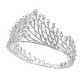 3.5&#39;&#39;Fashion เงินชุบมหรสพ Crown Tiaras