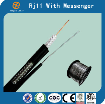 coaxial cable rg11 specifications CATV Communications Cable RG11 Drop Coaxial Cable COAX 75' 75 feet foot