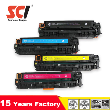 CB540A-543A compatible color toner cartridge for HP CP1215 1210 series toner cartridge CB540