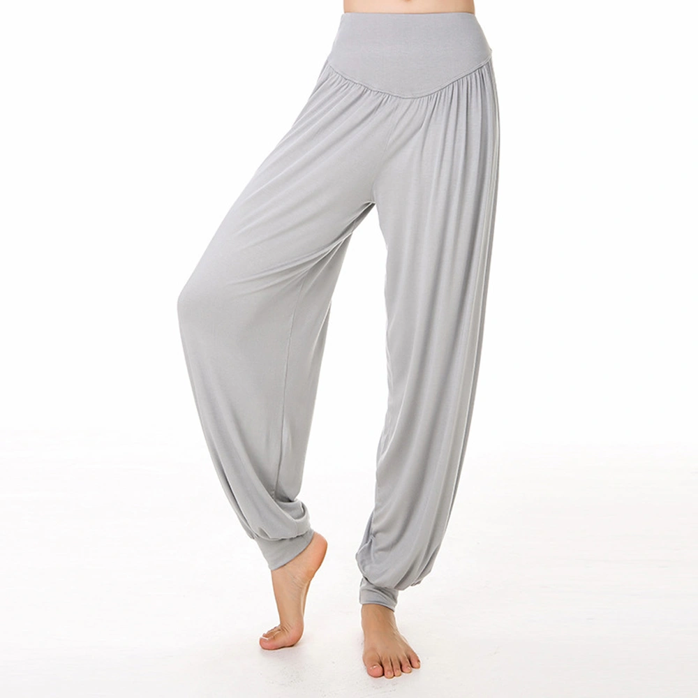 High Waist Dancing Trouser Sport Yoga Soft Lantern Pants