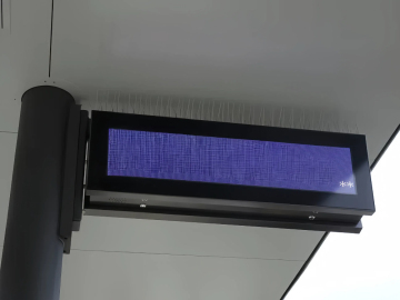 On-ground Bus Destination Sign