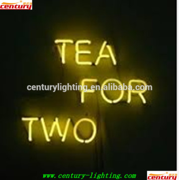 tea for two neon sign