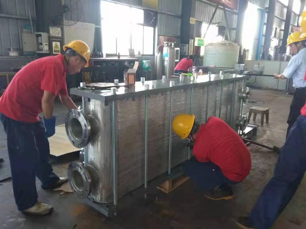 Welded Plate Type Heat Exchanger Production