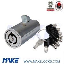 MK209 Tubular Key Vending Machine Lock Cylinder with Master Key System