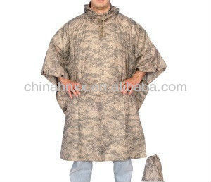 army poncho ACU digital camo poncho