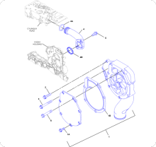 Supply C4.4 Water Pump 4854894/485-4894