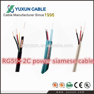 Professional manufacture RG59 composite cctv cable for security cameras