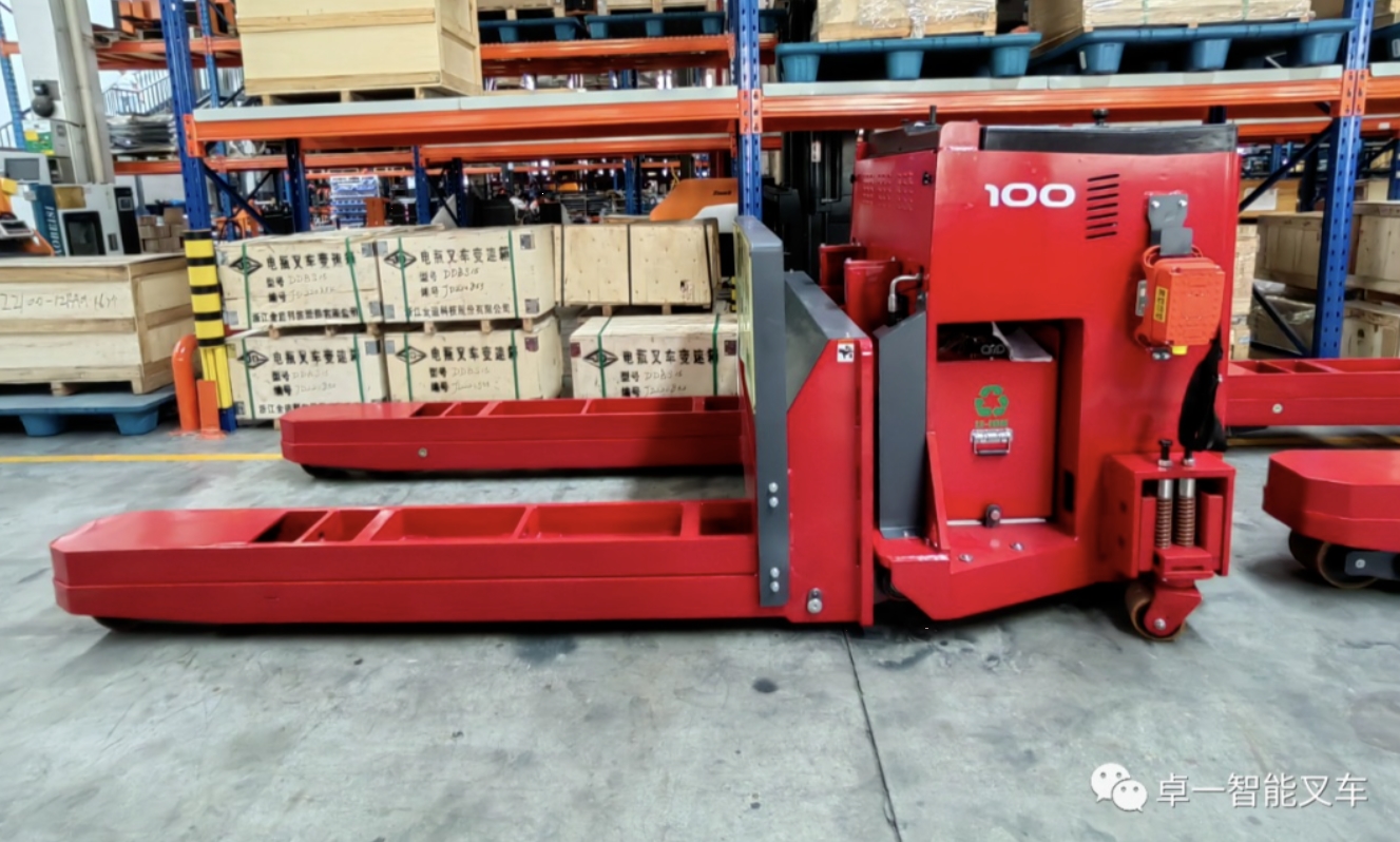 side-standing electric pallet truck