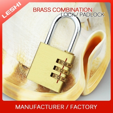 High Security Brass Travel Lock, Travel Luggage Lock
