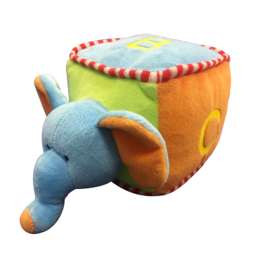 Plush Elephant Soft Dice