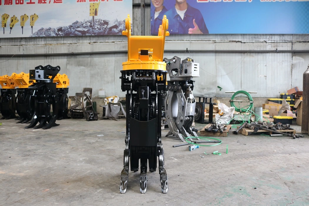 China Professional Manufacture Excavator Rotary Log Grapple