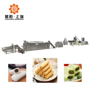Small corn puffing snack core filling food machinery