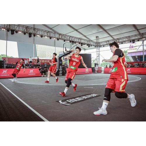 ENERIO FIBA ​​3X3 Lantai pengadilan resmi yang saling terkait