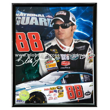Dale Jr. 8x10" Mylar Framed Photo