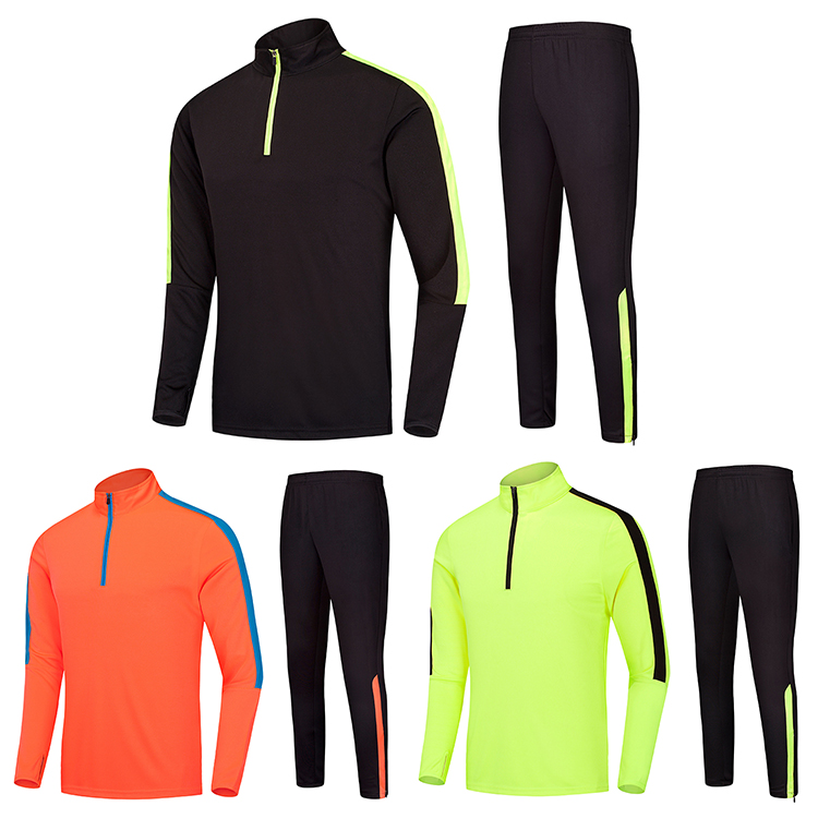 100% Polyester Soccer Sport Tracksuit/Fitted Tracksuits Set for Women