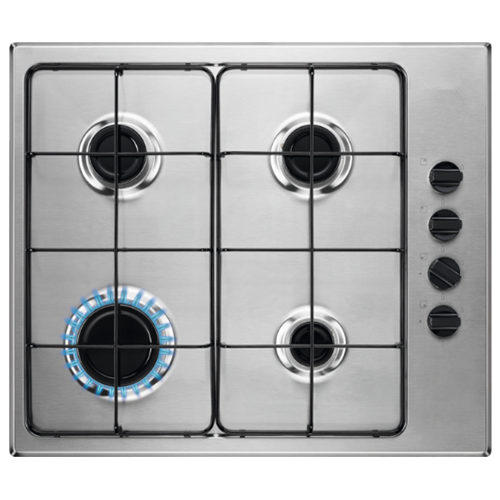 Zanussi Gas Stove 4 Burner Stainless Steel