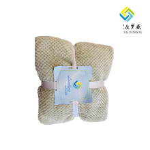 Olive green flannel blanket