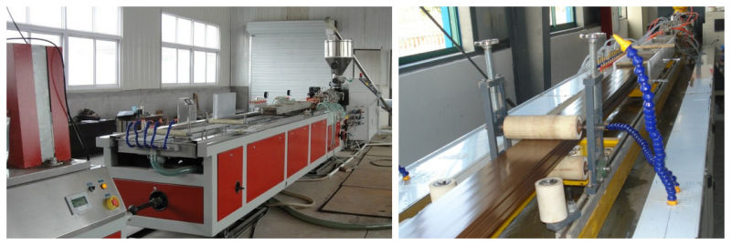 Wood Plastic Hollow Plate Extrusion Line