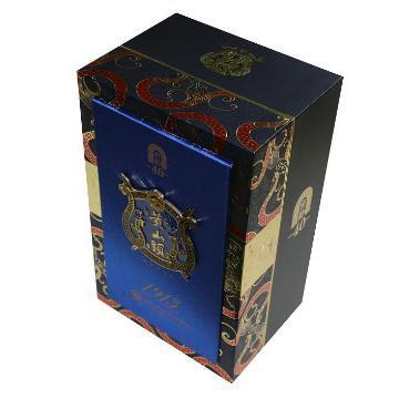 2014 top sale red wine box with customized embossed logo