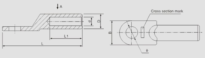 Dlt Type Copper Cable Lug with Oil Seal