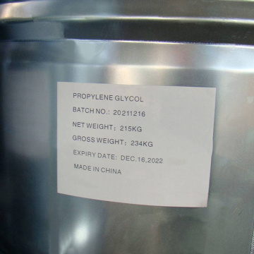 CAS 57-55-6 Propylene Glycol 99.9% Into 215Kg Drum Packing