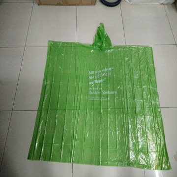 Poncho de lluvia degradable PLA