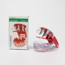 Portable Cherry Pitter Remover with Juice Container and Pit Collection