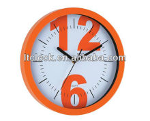Plastic clock colorful frame