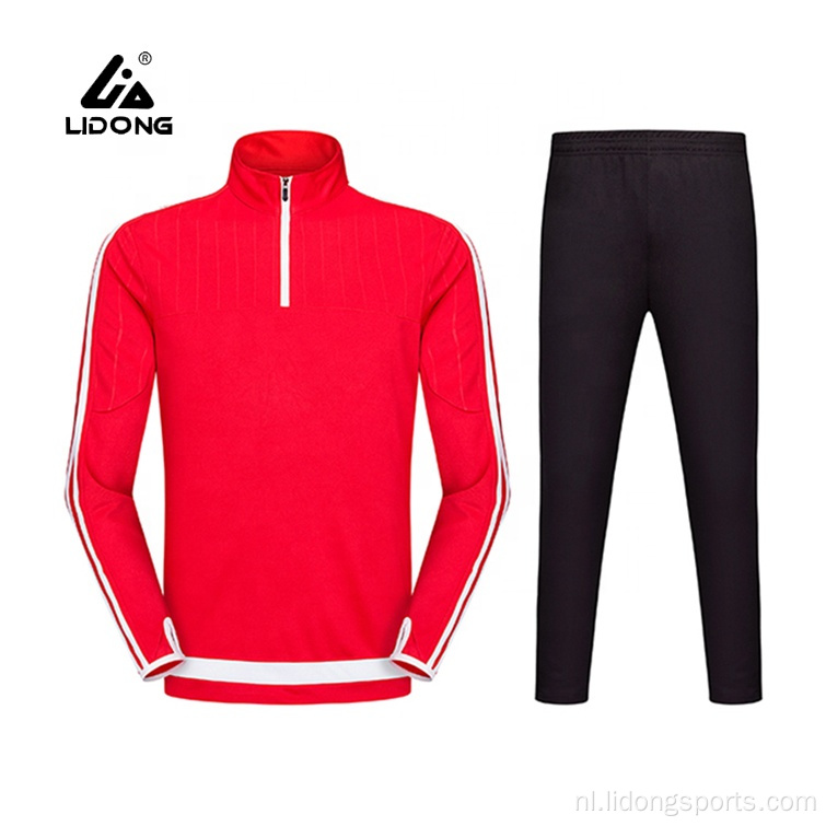 Groothandel volwassen voetbal sportkleding heren voetbal tracksuit