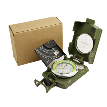 Wholesale Survival Camping Prismatic Compass - Multifunctional Brunton Compass