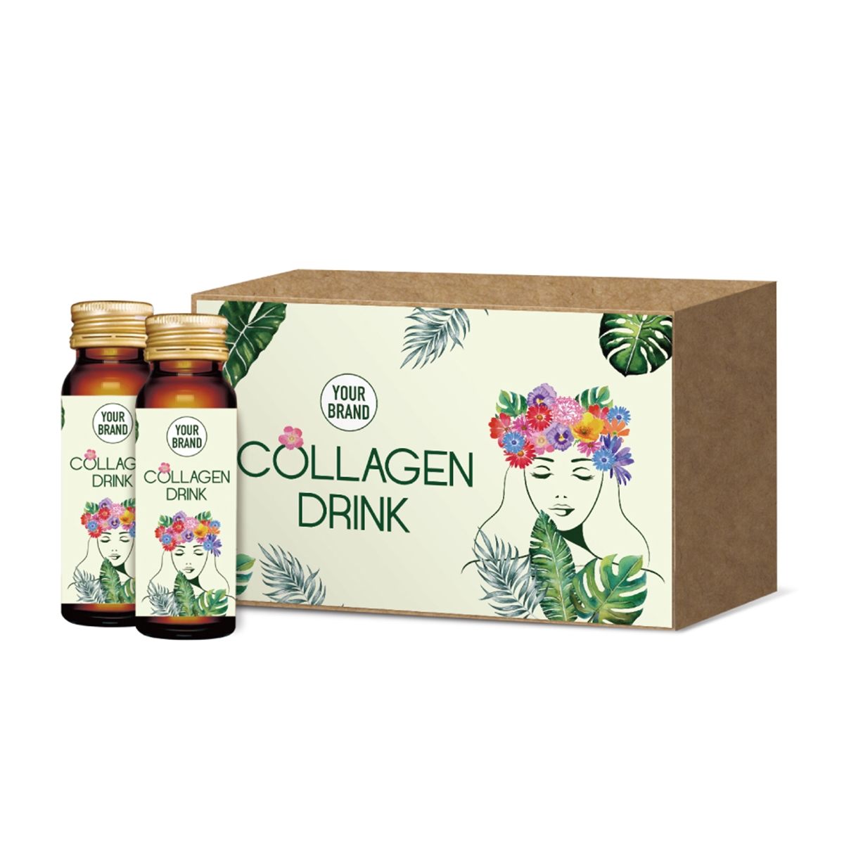 Private label vitamin C drink Vegan whitening 1000mg vitamin C drink Natural vitamin C powder collagen drink