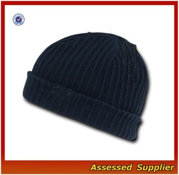 XJ006/ Fashion ribbed cable knitted hat /custom winter beanie ribbed cable knitted hat