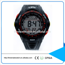 Customized black silicone strap digital watch cheap g shock watches digital sports watches for men