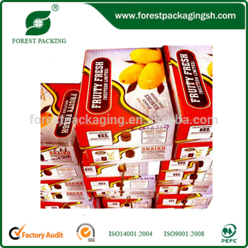 PRINTED CORRUGATED MANGO PACKAGING BOXES
