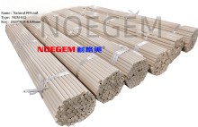 Natural PPS plastic rod engineering plastic material