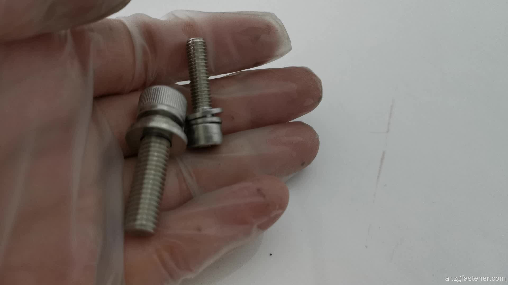 10*30 مسامير رأس مقبس من الفولاذ المقاوم للصدأ DIN912 Allen Key Bolts A2-70 Allen Key Screw