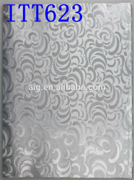 2014 Silver Colour Hot Selling Swiss Sego Damask Headtie For Wedding