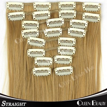 indian remy clip on hair extensions,cheap price clip in hair extension,virgin remy clip in human hair extensions