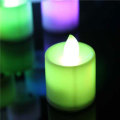 LED color changing pillar candle