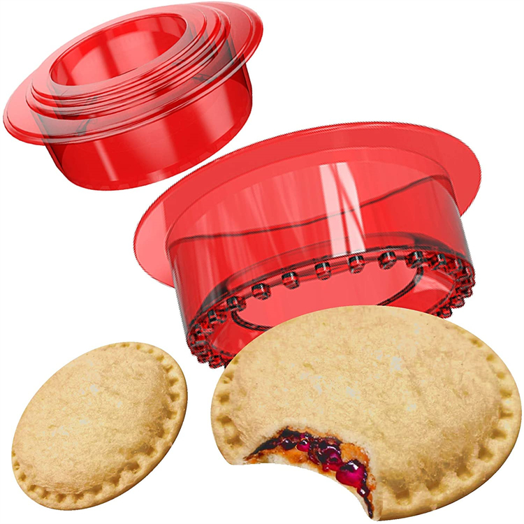 Amazon Sale Sandwich Cutter And Sealer Plastic Cookie Cutter DIY Kid Uncrustables Sandwich Cutter For Kid
