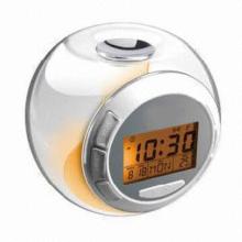 Color Changing LCD Alarm Clock with Music