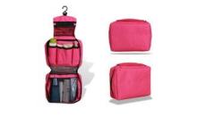 Foldable hanging toiletry travel bag for man women with hoo