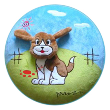 plush cartoon animal dog cushion