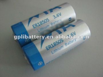 ER18505 3.6v lithium battery ER BATTERY