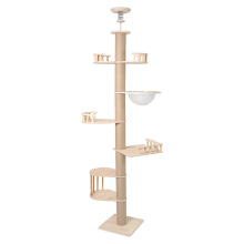 Wood Cat Tree Eco-Friendly Cat Scratcher