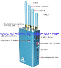 Signaalin Jammer Handheld Gps / Car Signal Jammer For Gps Tracking System
