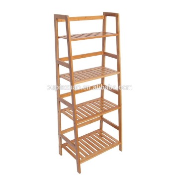 bamboo book shelf single shelf bamboo wooden folding Bookcase