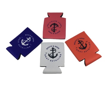 Custom Logo Collapsible Promotional Stubby Holder 12 oz Neoprene Beer Cooler Coozie